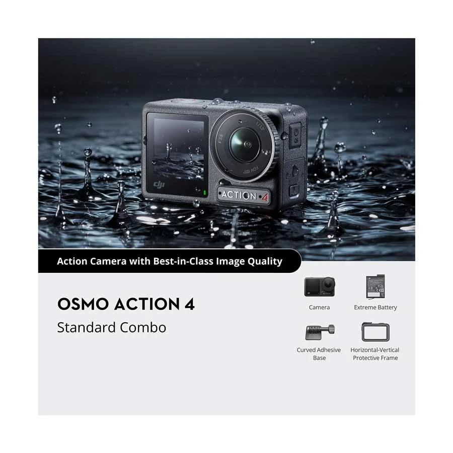 DJI Osmo Action 4 Standard Combo Action Camera