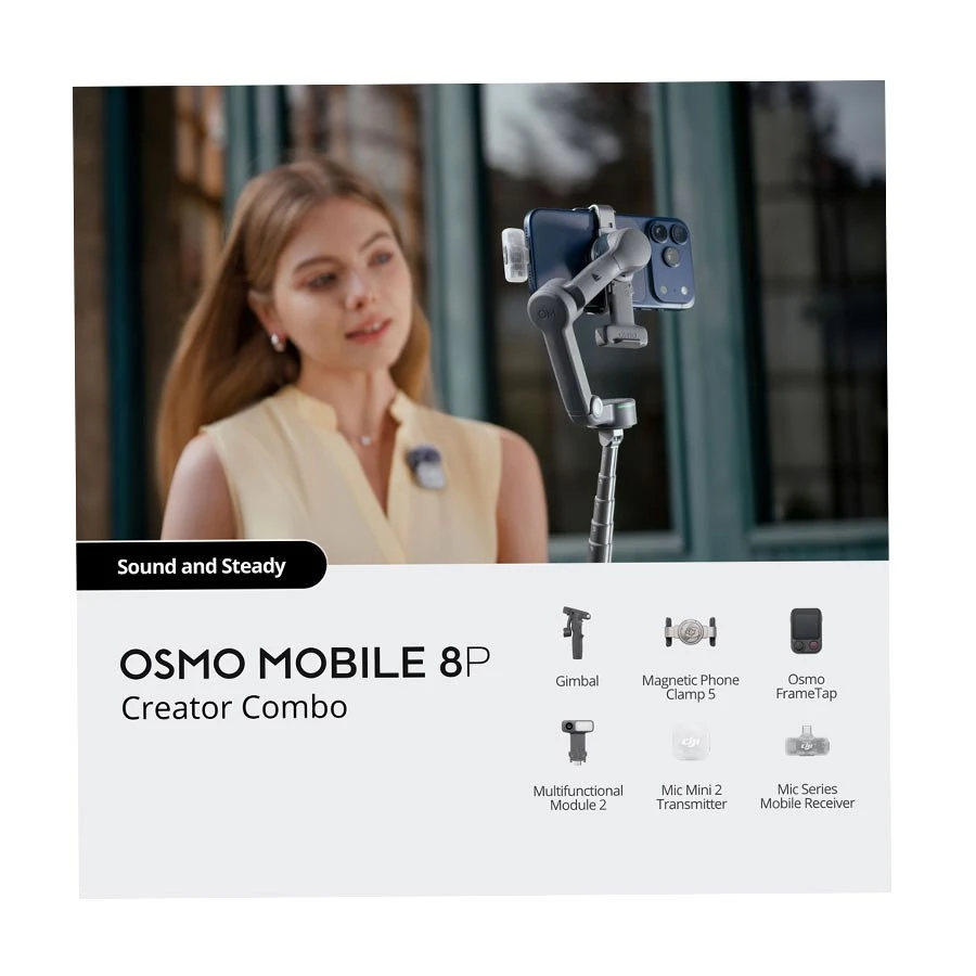 DJI Osmo Mobile 8P Creator Combo Mobile Accessories specifications
