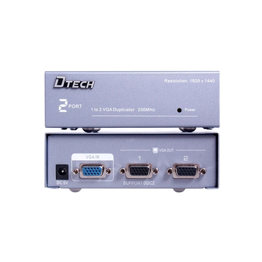 Dtech DT-7252 VGA Female to Cable / Converter / HUB in BD