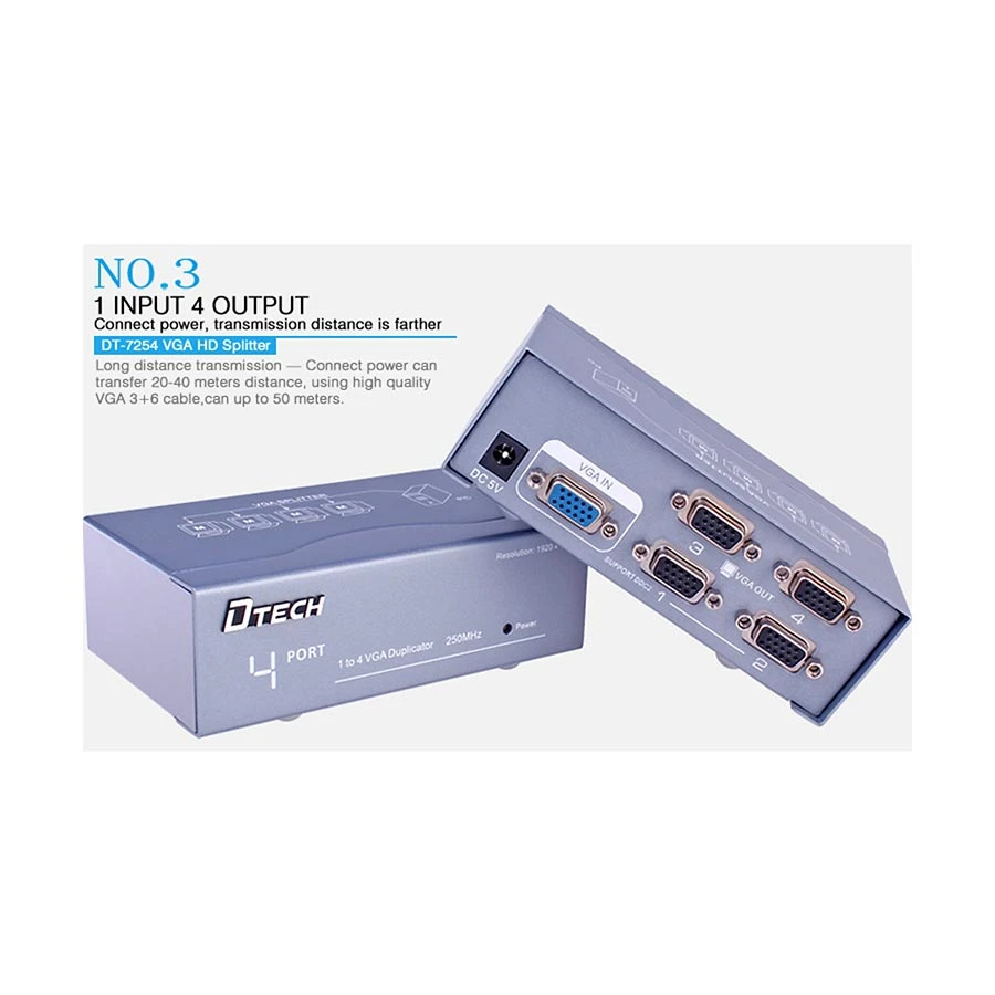 Dtech DT-7254 VGA Female to VGA Female VGA Converter Price in BD