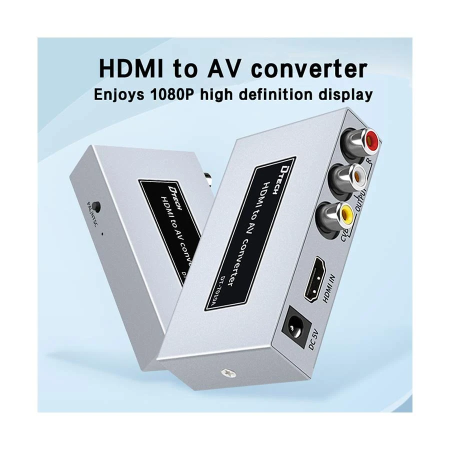 DTECH Dtech HDMI Male to 3 RCA (CVBS) Female All Brands in BD