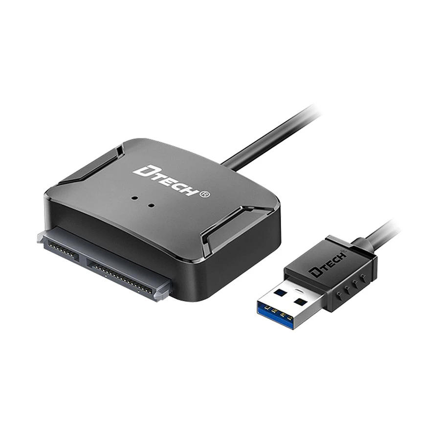 Dtech USB Male to SATA Female Cable / Converter / HUB