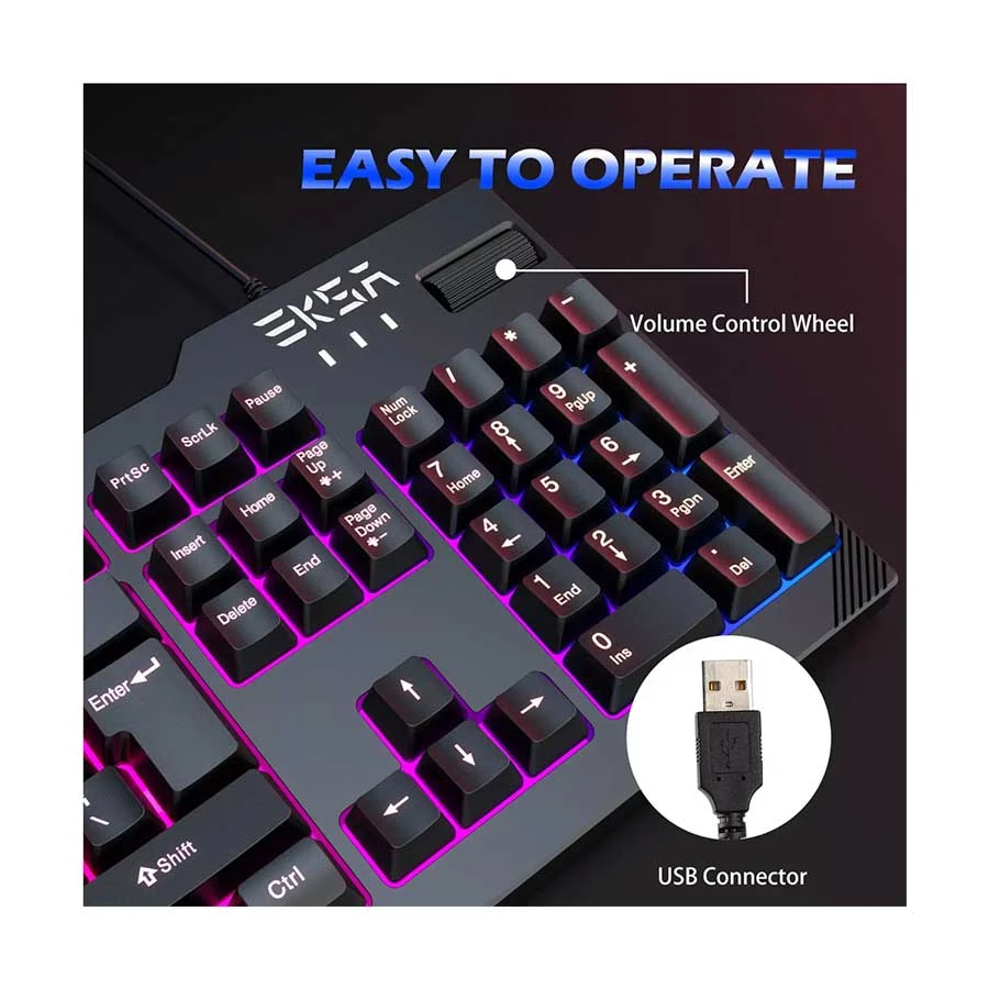 EKSA ET100 Pro Keyboard and Mouse Combo in BD