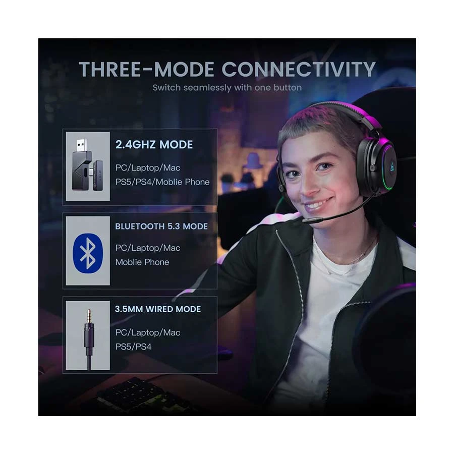 EKSA Mako BT Headphone specifications