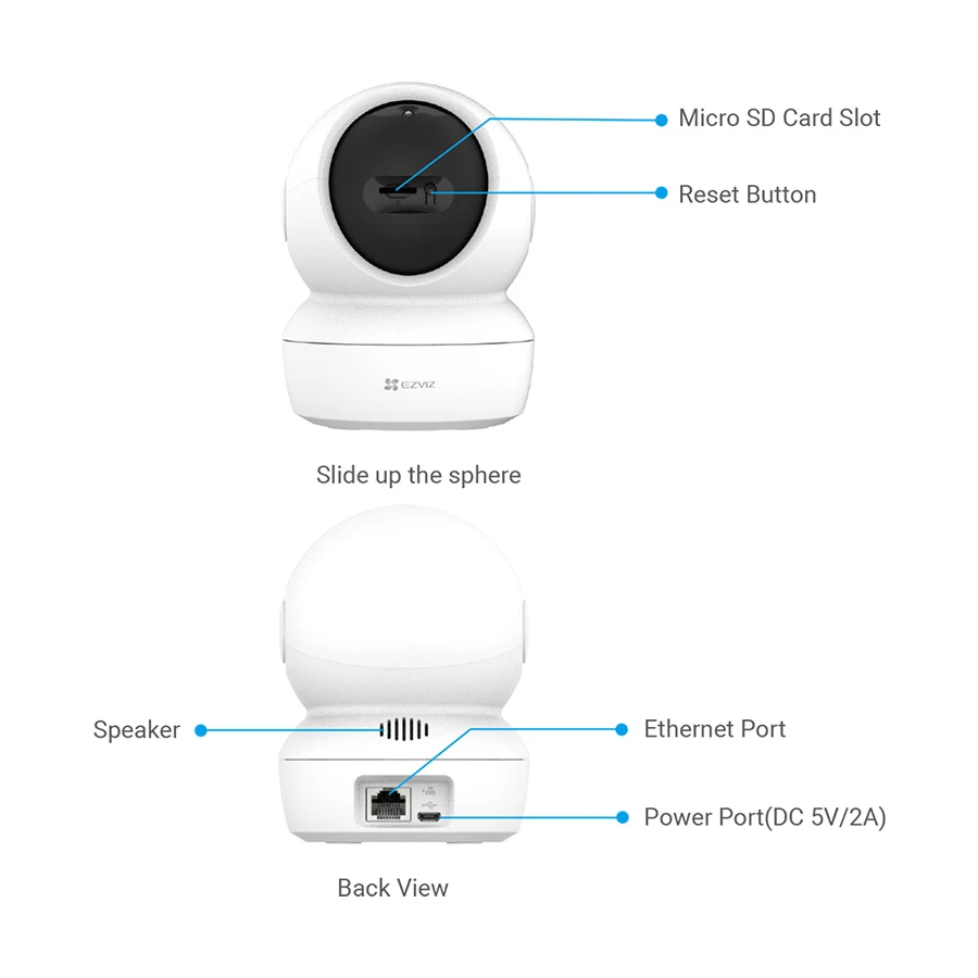 EZVIZ H6c Pro Wireless / Wi-Fi Camera