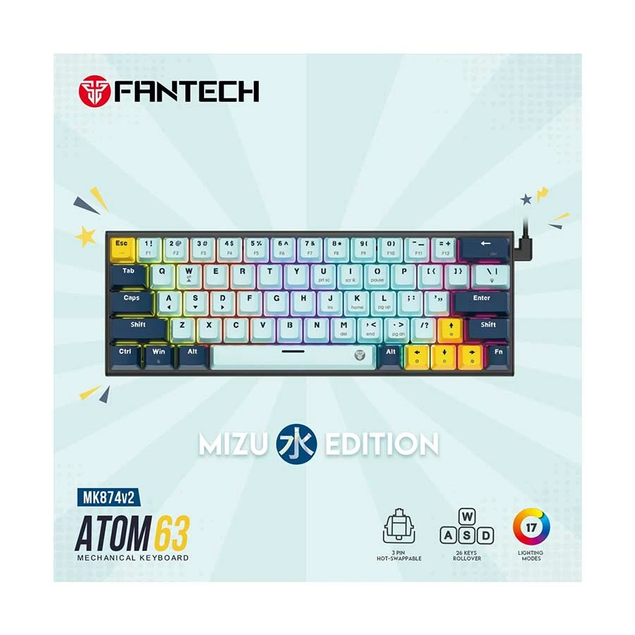 Fantech Atom63 MK874v2 Keyboard Price in BD