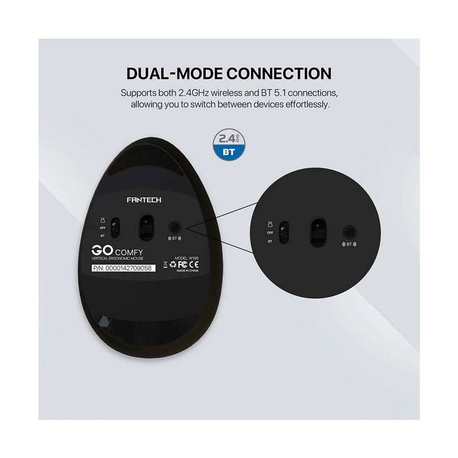 Fantech Go Comfy W195 Mouse Price in BD