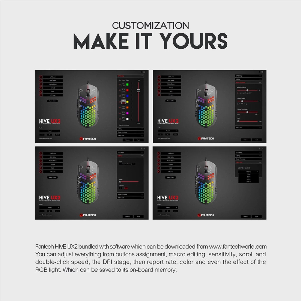 Fantech Hive UX2 Mouse Best Price