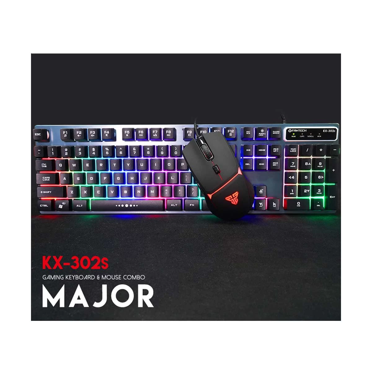 Fantech KX-302s MAJOR Keyboard and Mouse Combo specifications