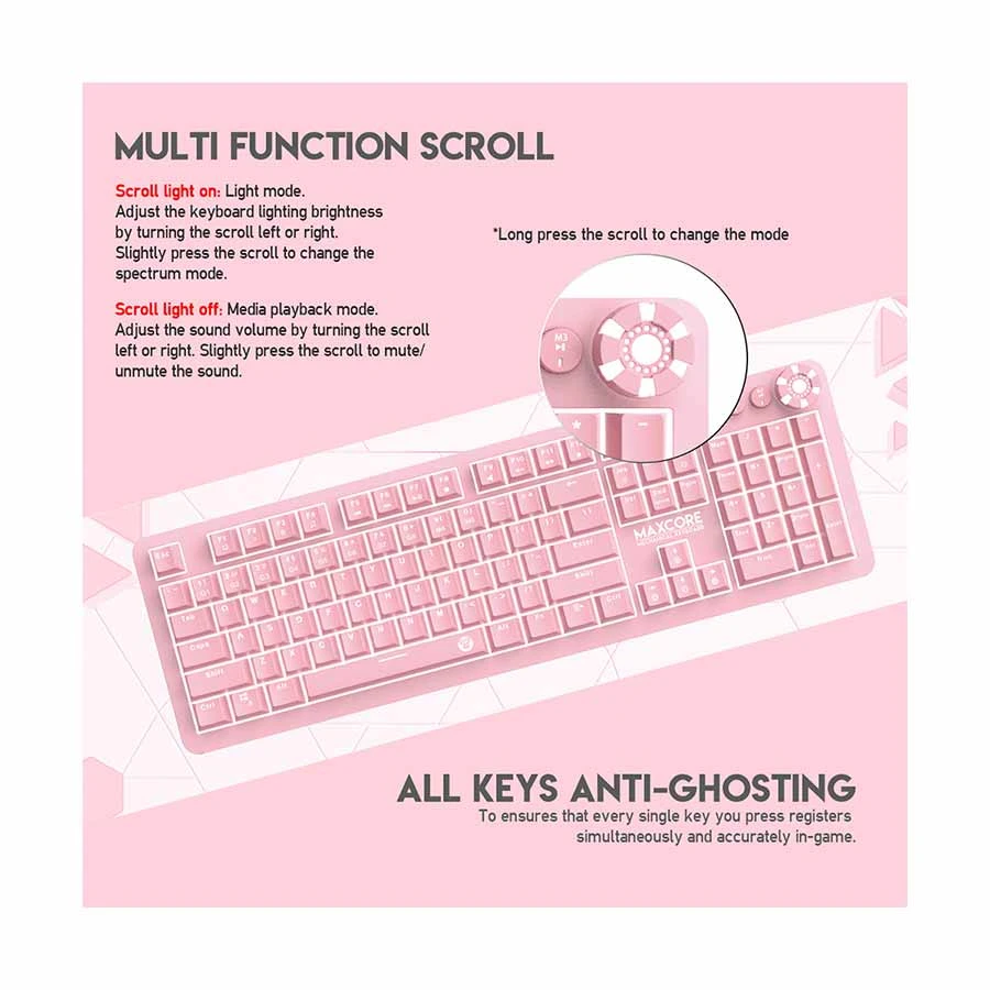 Fantech MK852 Sakura Edition Keyboard Price in BD
