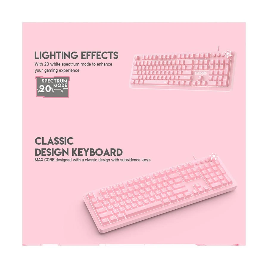 Fantech MK852 Sakura Edition Keyboard specifications