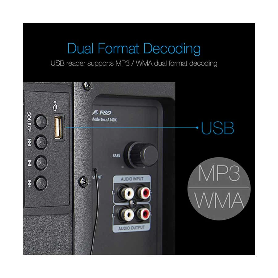 F&d F&D A140X F&d features