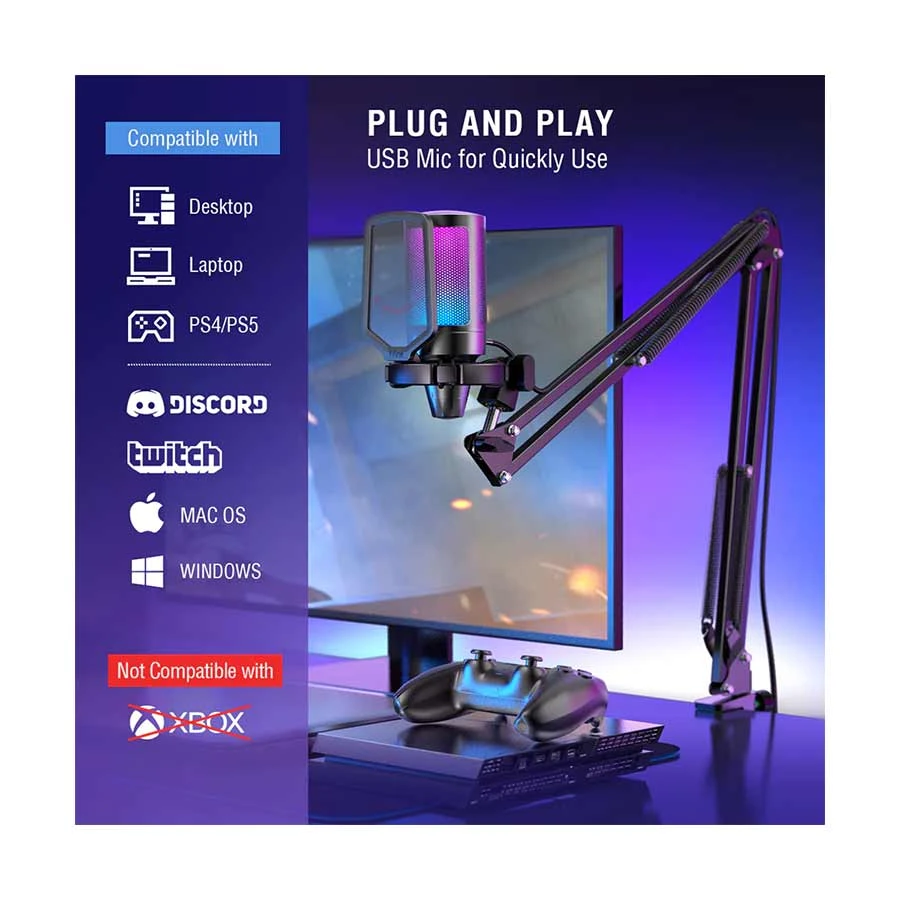 FIFINE AmpliGame A6T Microphone in BD