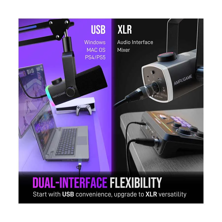 FIFINE AmpliGame AM8PROT Microphone Best Price