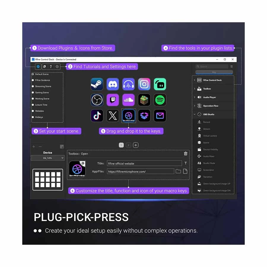 FIFINE AmpliGame D6 Game Streaming in BD