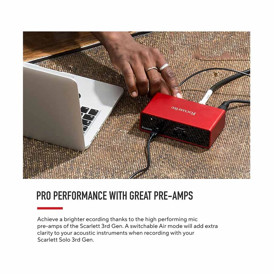 Focusrite Scarlett Solo Studio (3rd Gen) Amplifier Price in Bangladesh