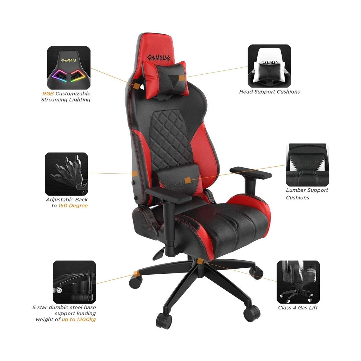 GAMDIAS Gamdias Achilles E1 All Brands Price in Bangladesh