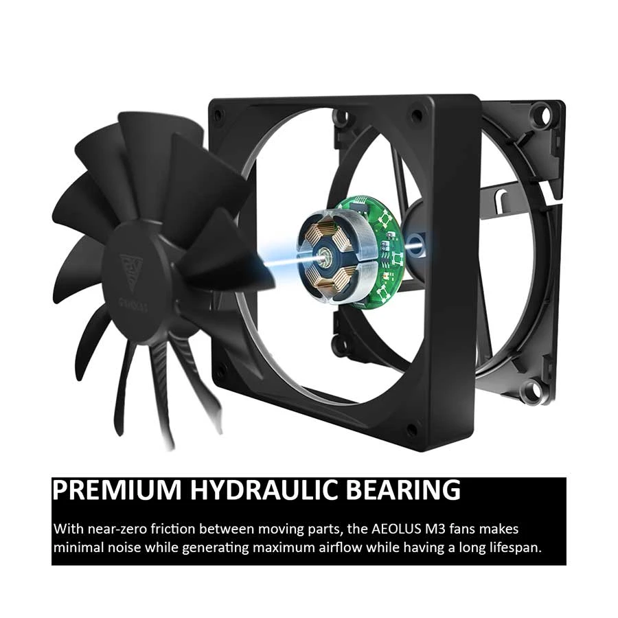 Gamdias AEOLUS M3-1204R Casing Fan Price in BD