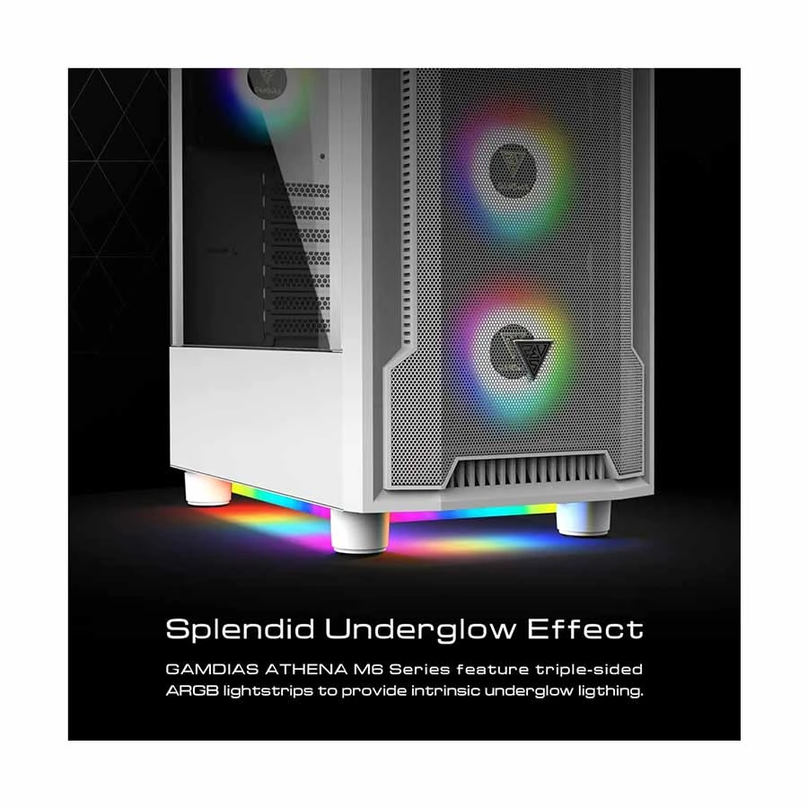 Gamdias Athena M6 Lite WH Casing Price in Bangladesh