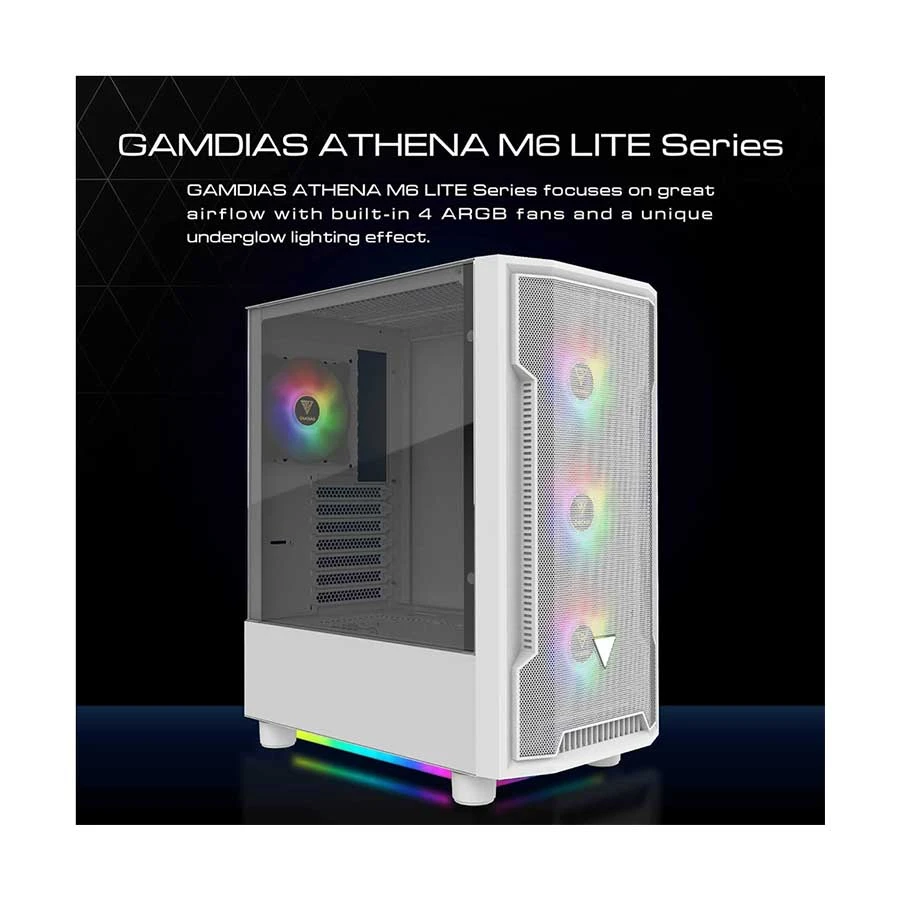 Gamdias Athena M6 Lite WH Casing specifications