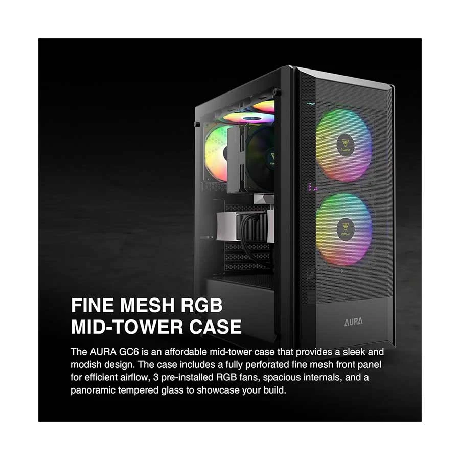 Gamdias AURA GC6 RGB Fine Mesh Casing Price in Bangladesh
