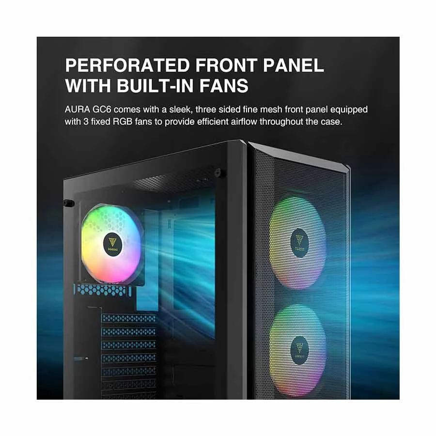 Gamdias AURA GC6 RGB Fine Mesh Casing in BD