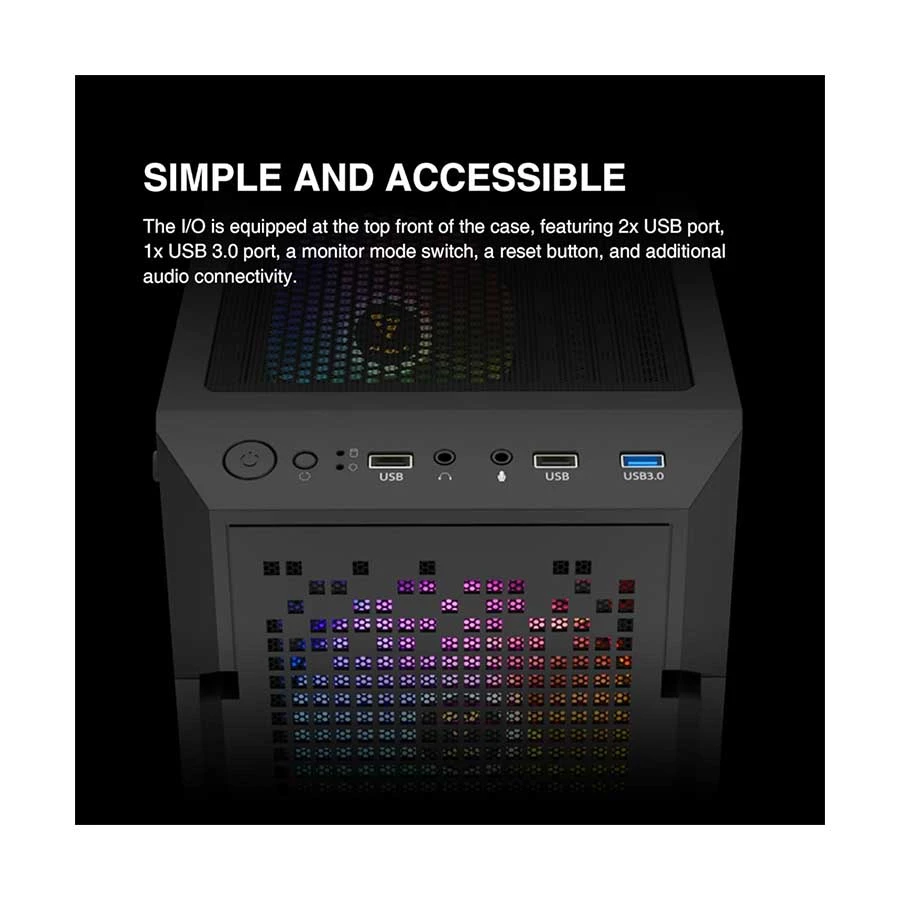 Gamdias AURA GC7 RGB Casing in BD