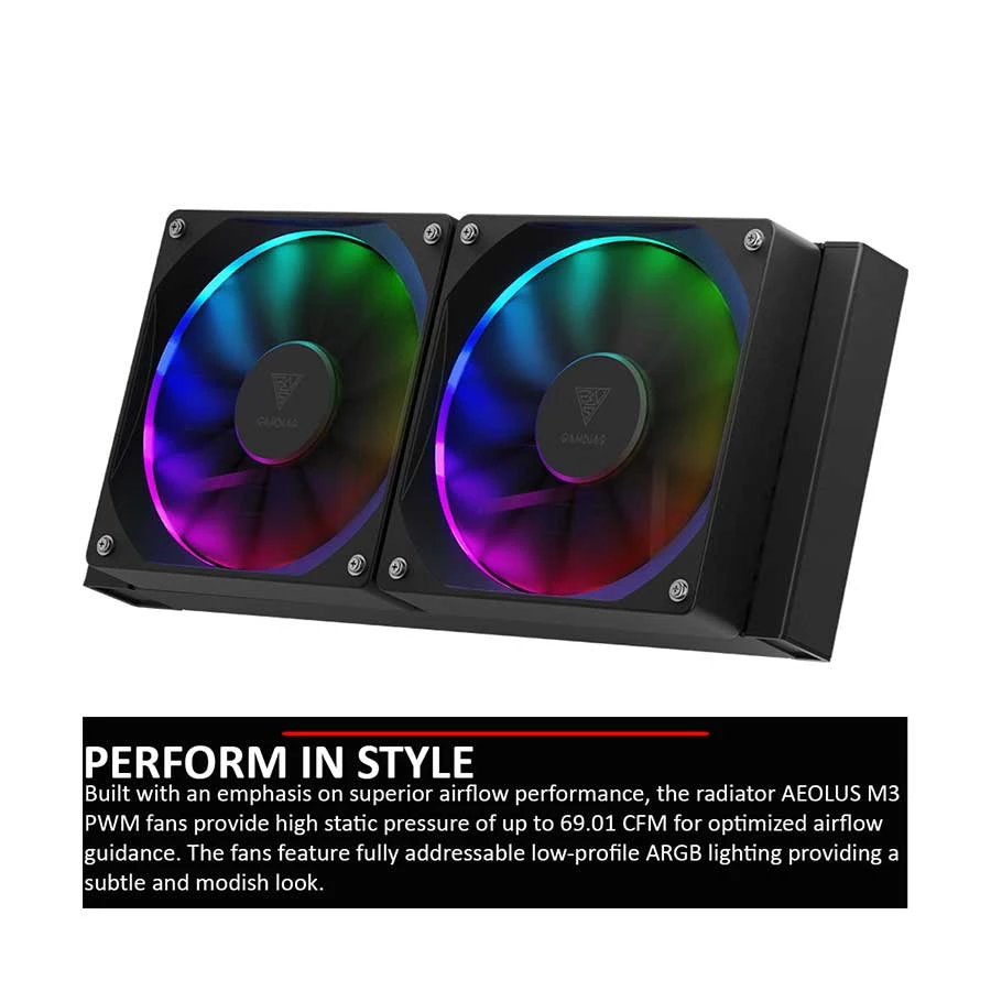 Gamdias CHIONE P3-240U CPU Cooler specifications