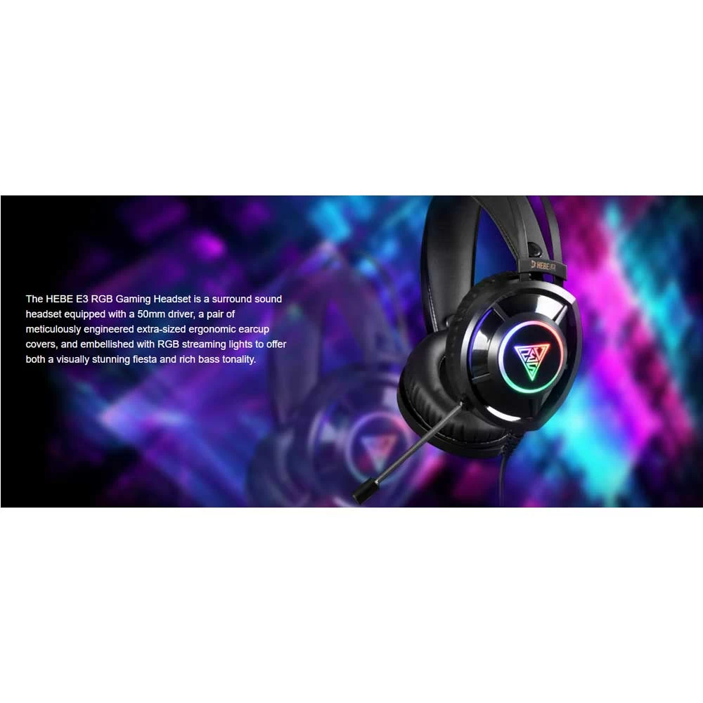 Gamdias HEBE E3 RGB Headphone in BD