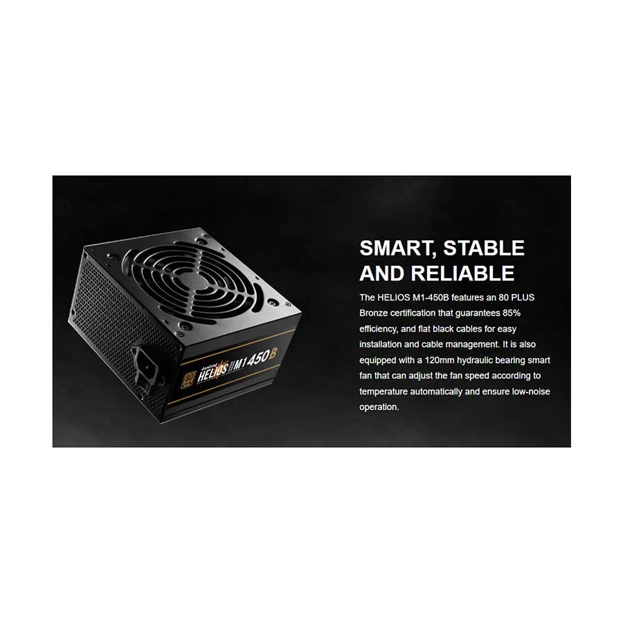 Gamdias HELIOS M1 450B 450W Power Supply in BD
