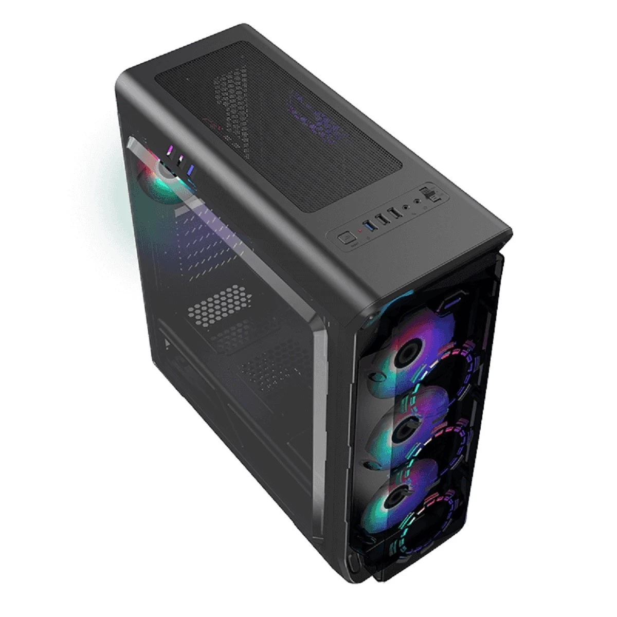Gamemax StarLight Black-FRGB Casing in BD