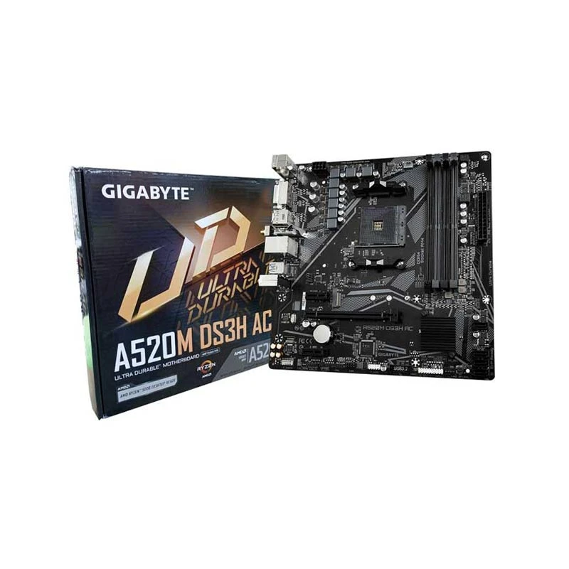 Gigabyte A520M DS3H AC (Wi-Fi 5) Motherboard