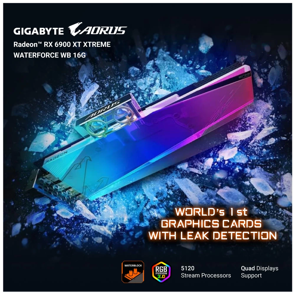 Gigabyte AORUS Radeon RX 6900 XT XTREME WATERFORCE WB G16 Graphics Card Price in BD
