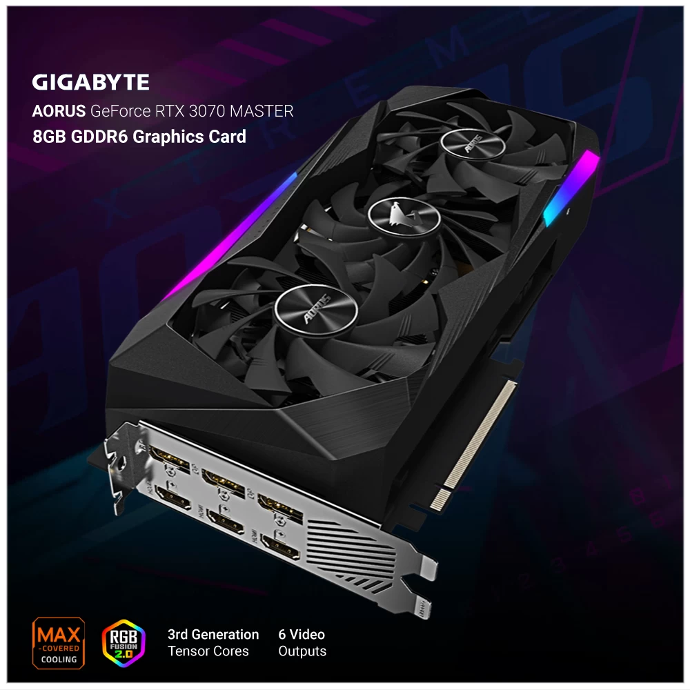 Gigabyte AORUS GeForce RTX 3070 MASTER 8G Graphics Card Price in BD