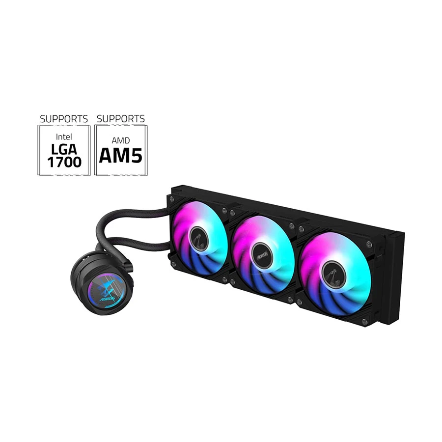 Gigabyte AORUS WATERFORCE II 360 CPU Cooler in BD