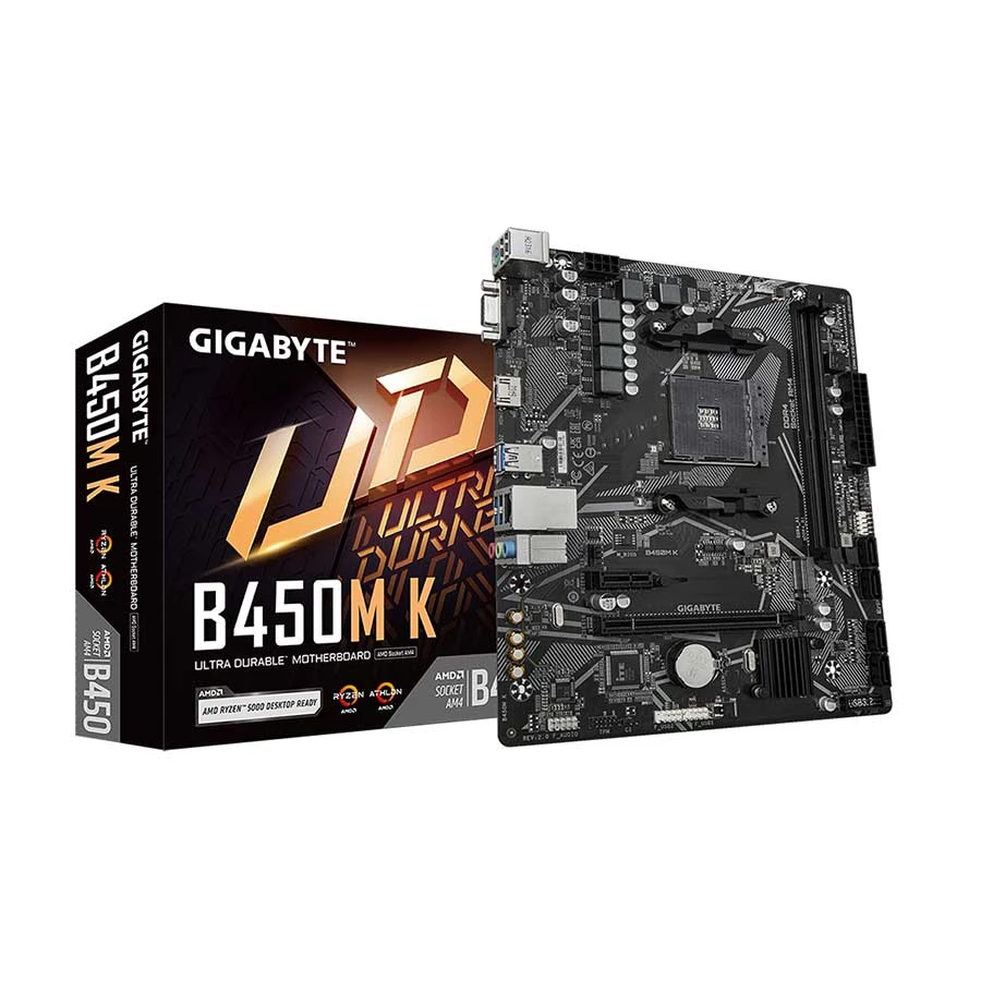 Gigabyte B450M K (2.0) Motherboard