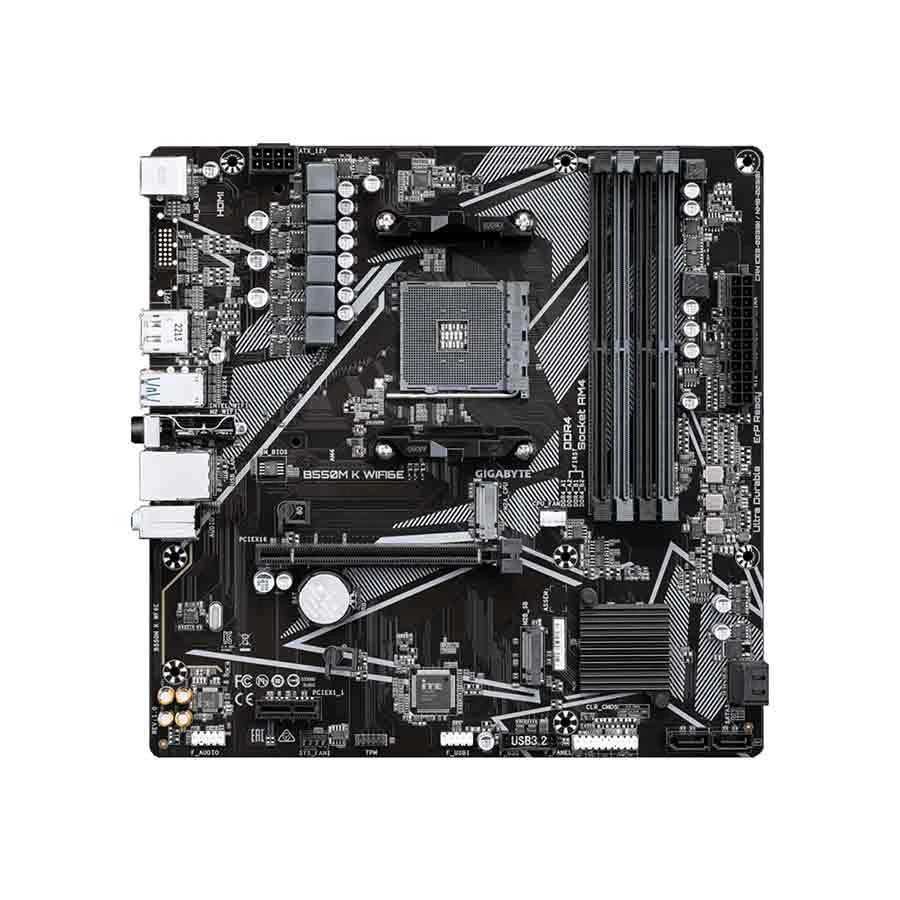 Gigabyte B550M K (Wi-Fi 6E) Motherboard