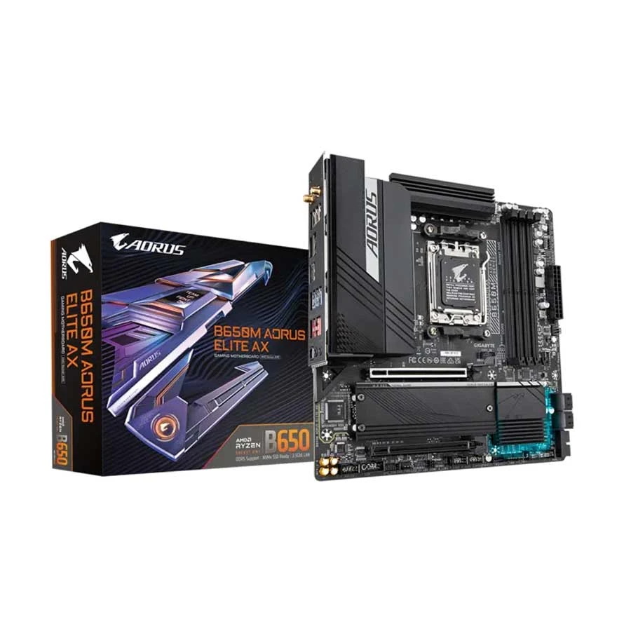Gigabyte B650M AORUS ELITE AX (Wi-Fi 6E) Motherboard