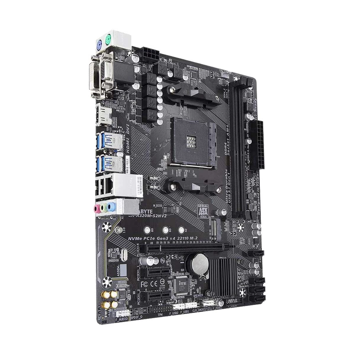 Gigabyte GA-A320M-S2H V2 Motherboard in BD