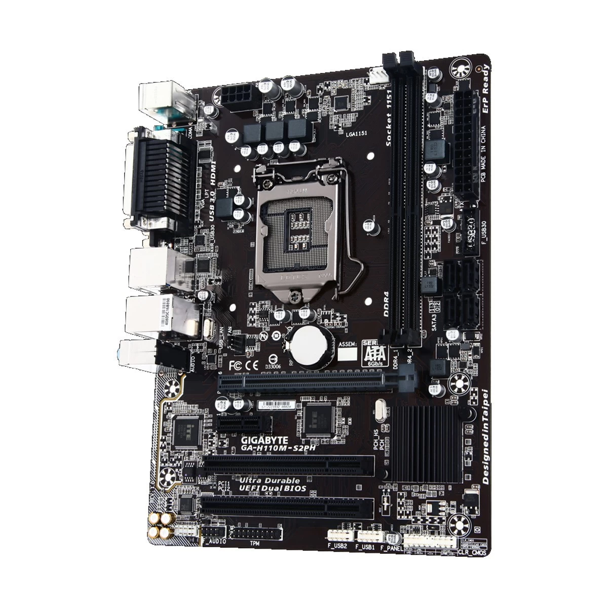 Gigabyte GA-H110M-S2PH Motherboard in BD