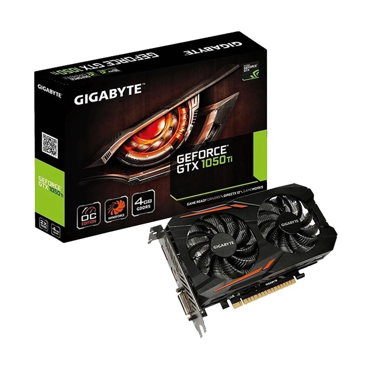 Gigabyte GeForce GTX 1050 Ti OC Graphics Card