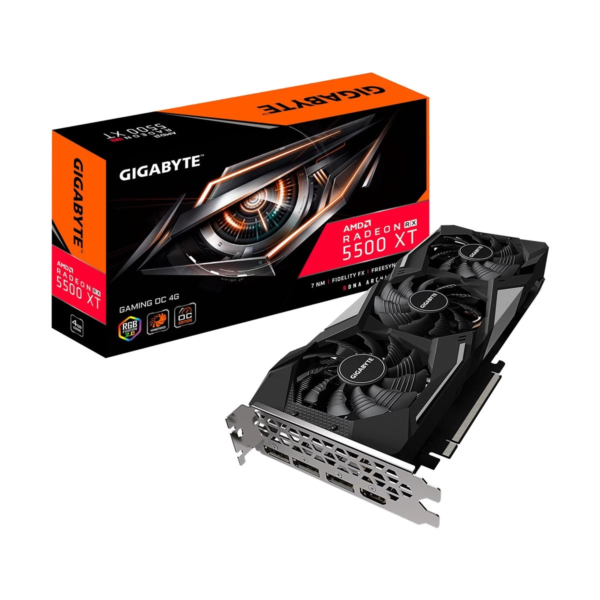 Gigabyte Radeon RX 5500 XT GAMING OC 4G Graphics Card