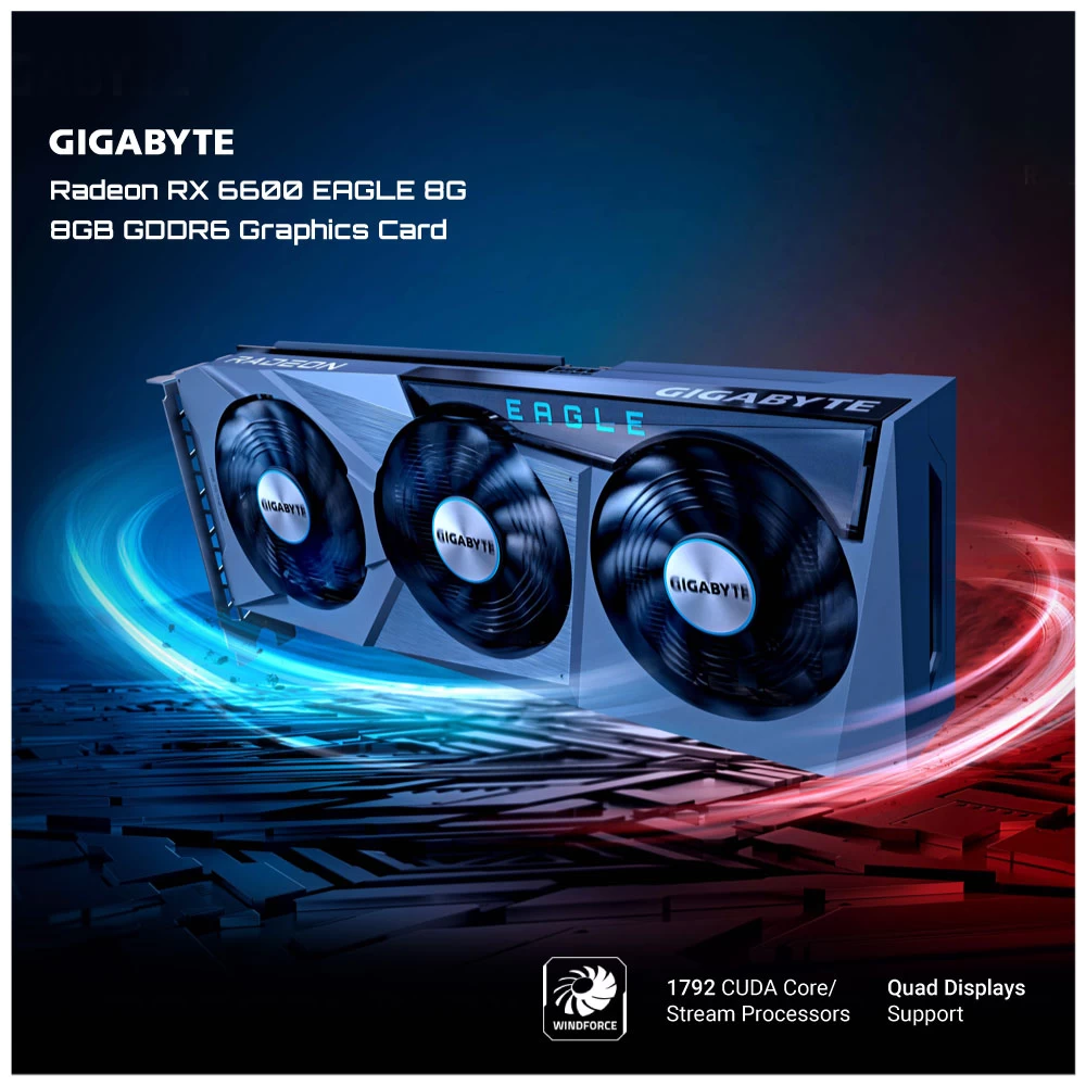 Gigabyte Radeon RX 6600 EAGLE 8G Graphics Card specifications
