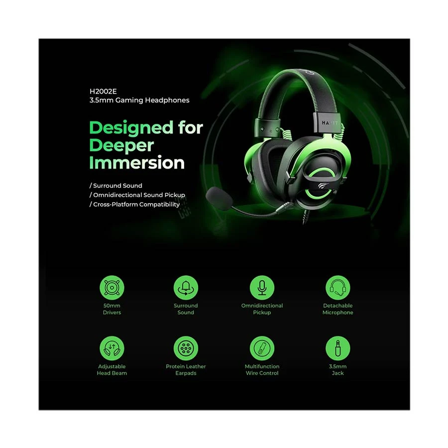 Havit Gamenote H2002E Headphone in BD