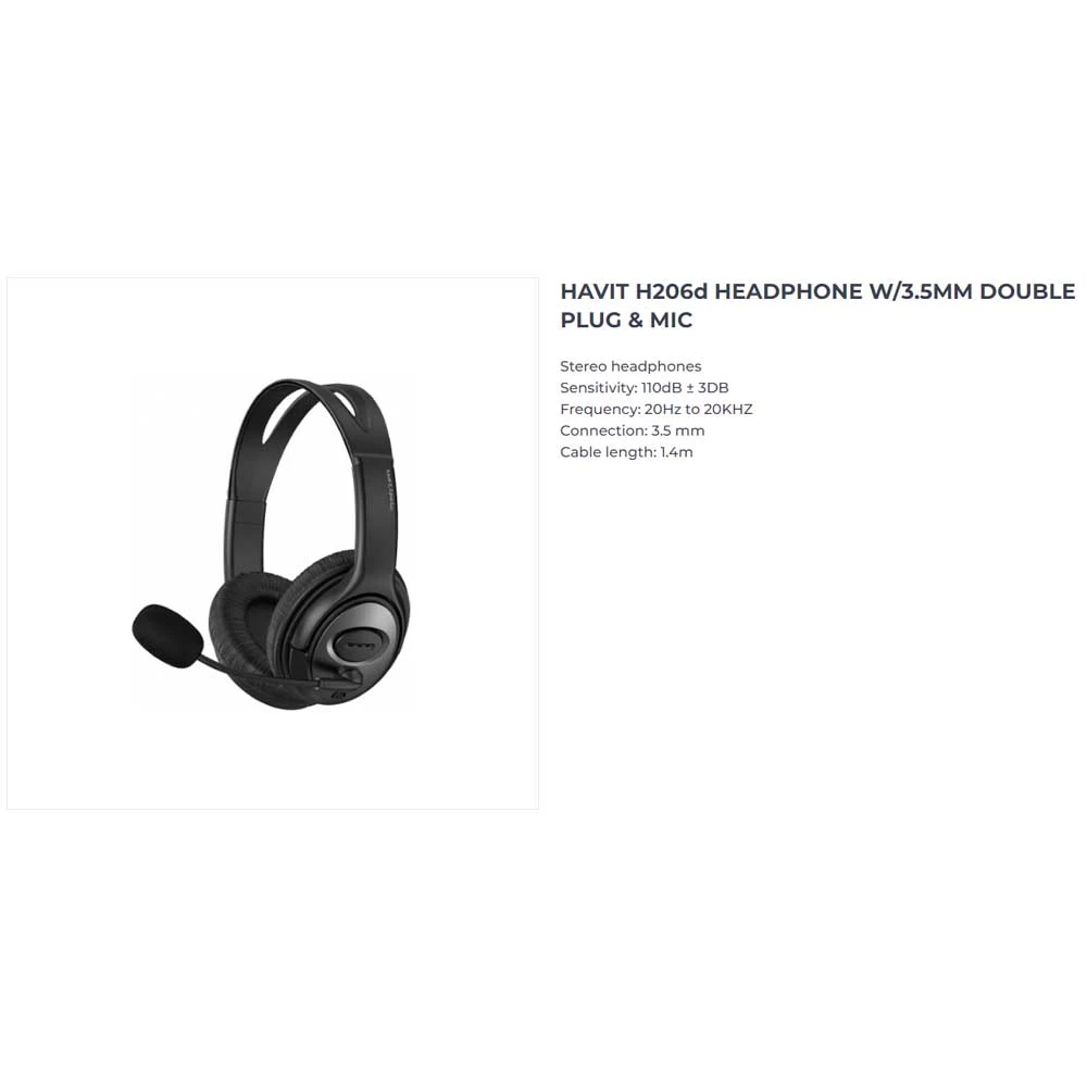 Havit H206d Headphone Price in Bangladesh