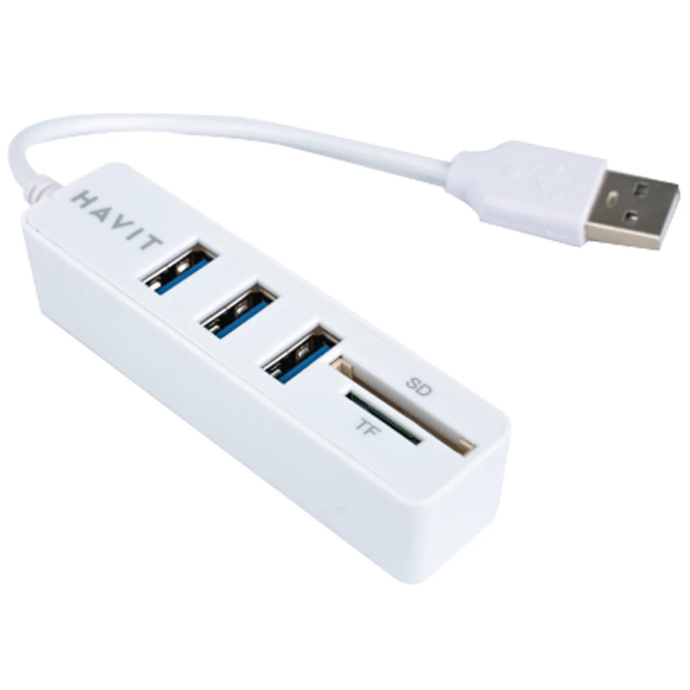 Havit H92 USB Male to Tri Female USB Converter