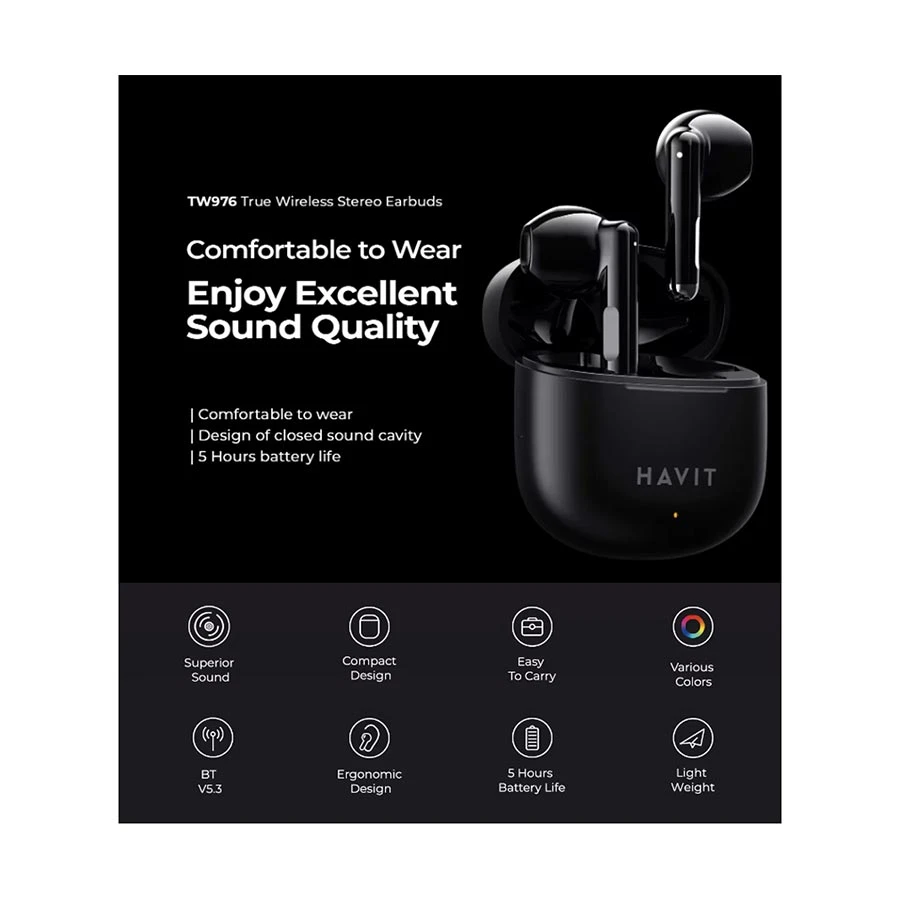 Havit TW976 Earbuds in BD