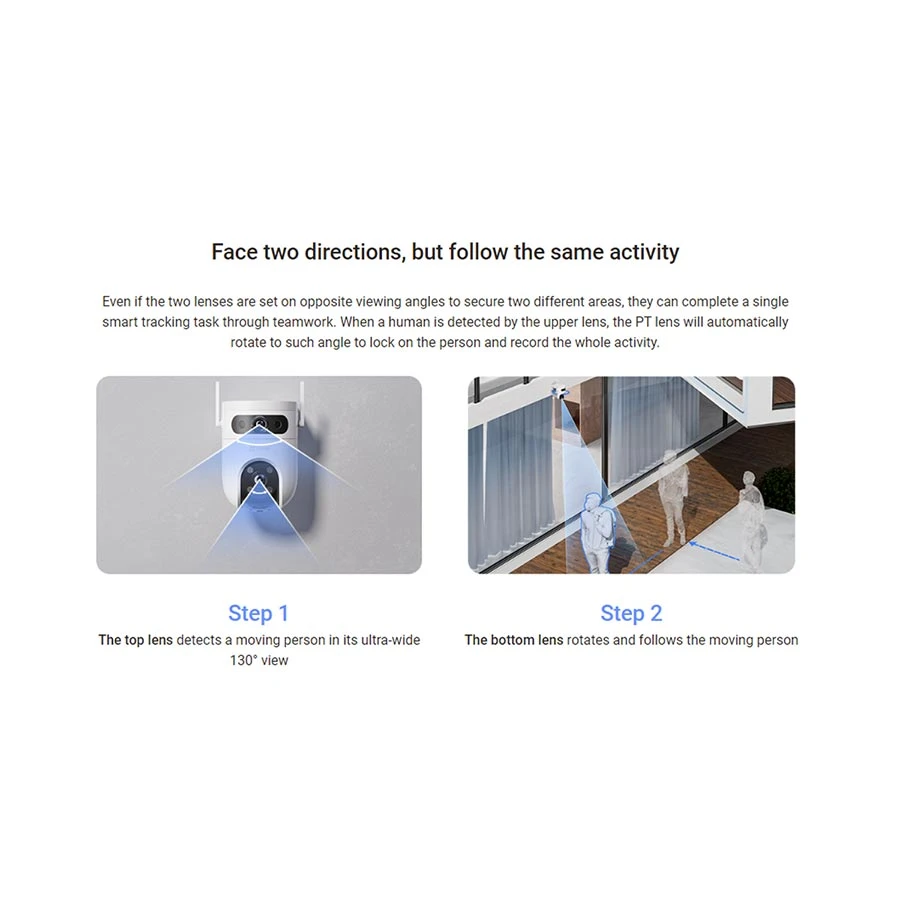 EZVIZ H9c Dual 2K Wireless / Wi-Fi Camera