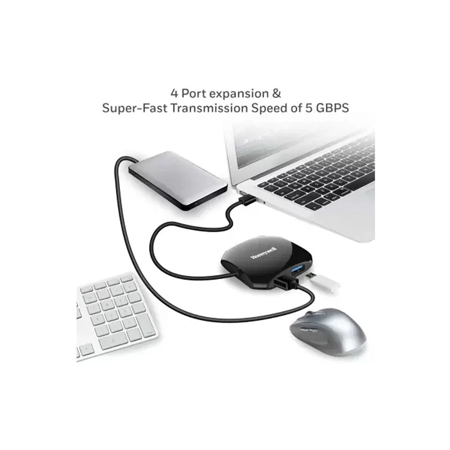 Honeywell Momentum USB Male to Quad Female Cable / Converter / HUB Price in Bangladesh