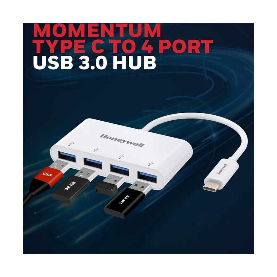 Honeywell Type-C Male to Quad USB Female USB HUB Price in Bangladesh